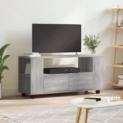 vidaXL TV-Schrank Grau Sonoma 102x34,5x43 cm Holzwerkstoff
