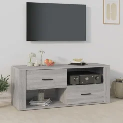 vidaXL TV-Schrank Grau Sonoma 100x35x40 cm Holzwerkstoff