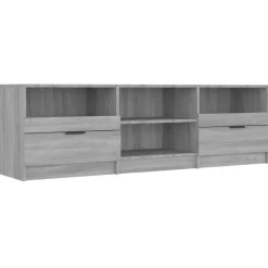 vidaXL TV-Schrank Grau Sonoma 150x33,5x45 cm Holzwerkstoff