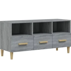 vidaXL TV-Schrank Grau Sonoma 102x36x50 cm Holzwerkstoff