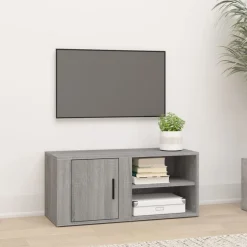 vidaXL TV-Schrank Grau Sonoma 80x31,5x36 cm Holzwerkstoff