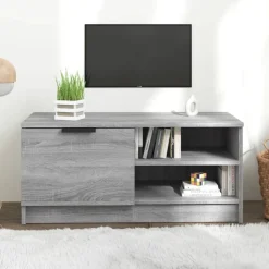 vidaXL TV-Schrank Grau Sonoma 80x35x36,5 cm Holzwerkstoff