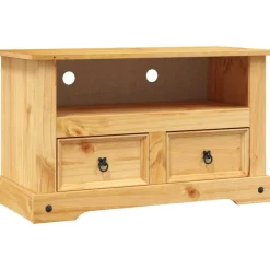 vidaXL TV-Schrank Mexiko-Stil Kiefernholz 91x43x56 cm
