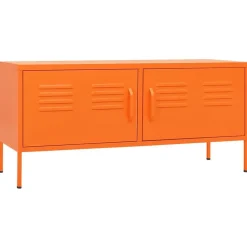 vidaXL TV-Schrank Orange 105x35x50 cm Stahl