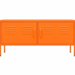 vidaXL TV-Schrank Orange 105x35x50 cm Stahl