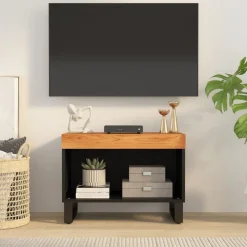 vidaXL TV-Schrank 60x33x43,5 cm Massivholz Akazie