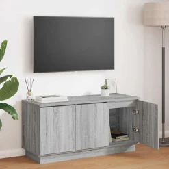 vidaXL TV-Schränk Graues Sonoma 100 x 38 x 49 cm Holzwerkstoff