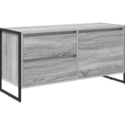 vidaXL TV-Schränk Graues Sonoma 100 x 36 x 49.5 cm Holzwerkstoff