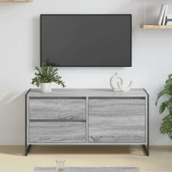 vidaXL TV-Schränk Graues Sonoma 100 x 36 x 49.5 cm Holzwerkstoff