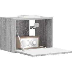vidaXL TV-Wandschrank Graues Sonoma 39 x 31 x 29,5 cm Holzwerkstoff