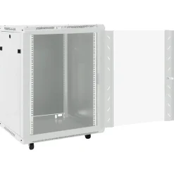 vidaXL 15U Netzwerkschrank auf Rollen 19" IP20 60x45x86 cm