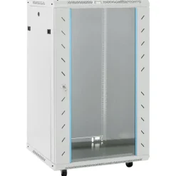 vidaXL 18U Netzwerkschrank auf Rollen 19" IP20 60x60x100 cm