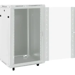 vidaXL 18U Netzwerkschrank auf Rollen 19" IP20 60x60x100 cm