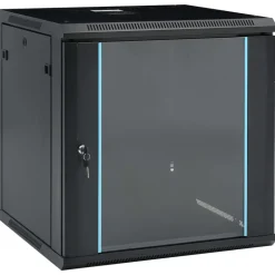 vidaXL 12U Netzwerkschrank Wandmontage 19" IP20 600x600x640 mm