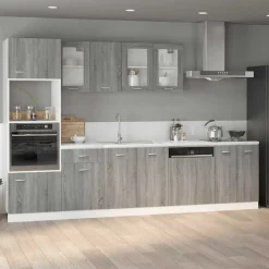 vidaXL Unterschrank Lyon Grau Sonoma 60x46x81,5 cm Holzwerkstoff