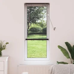 vidaXL Venetianer Jalousie Dunkelbraun mit Muster 150 x 40 cm PVC