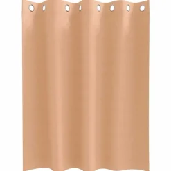 vidaXL Verdunkelungs-Vorhänge mit Ringen 2 pcs Hellbraun 140 x 140 cm
