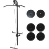 vidaXL vidaXL Fitnessstation Wandmontage mit Gewichtsscheiben 40 kg