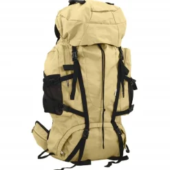 vidaXL Wanderrucksack Khaki 60 L Oxford-Gewebe