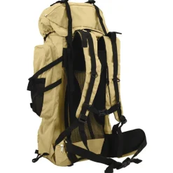 vidaXL Wanderrucksack Khaki 60 L Oxford-Gewebe