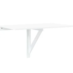vidaXL Wand-Klapptisch Hochglanz-Weiß 100x60x56 cm Holzwerkstoff