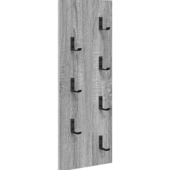 vidaXL Wandmontierter nachttisch Graues Sonoma 30 x 1,5 x 80 cm