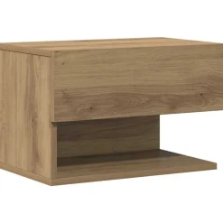 vidaXL Wand-Nachttisch Artisan-Eiche