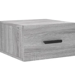 vidaXL Wand-Nachttisch Grau Sonoma 35x35x20 cm