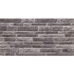 vidaXL Wandpaneele 10 pcs Anthrazit 100 x 50 cm EPS-Schaum