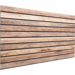 vidaXL Wandpaneele 10 pcs Hellbraun 100 x 50 cm EPS-Schaum