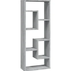 vidaXL Wandregal Grau Sonoma 36x16x90 cm Holzwerkstoff