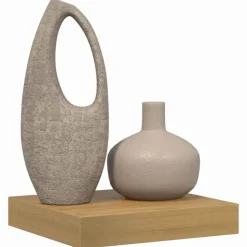 vidaXL Wandregal Wandmontiert Braun 23 x 23,5 x 4 cm Holzwerkstoff