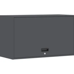 vidaXL Wandschrank für die Garage mit Gasdrucklift-Tür Anthrazit