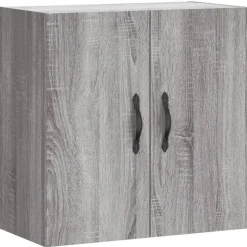 vidaXL Wandschrank Grau Sonoma 60x31x60 cm Holzwerkstoff