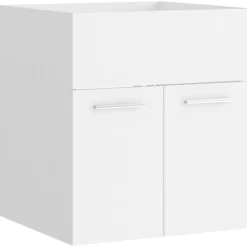 vidaXL Waschbeckenunterschrank Weiß 41x38,5x46 cm Holzwerkstoff