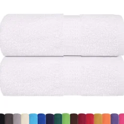 vidaXL Waschlappen FROGN 2 Stk. Weiß 15x21 cm 360 g/m²