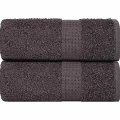 vidaXL Waschlappen FROGN 2 Stk. Anthrazit 15x21 cm 360 g/m²