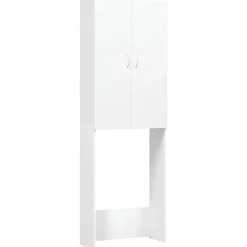 vidaXL Waschmaschinenschrank Weiß 64x25,5x190 cm