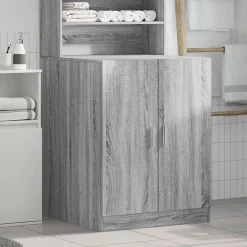 vidaXL Waschmaschinenschrank Grau Sonoma 71x71,5x91,5 cm