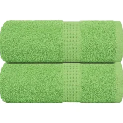 vidaXL Waschtücher FROGN 2 Stk. Apfelgrün 30x30 cm 360 g/m²