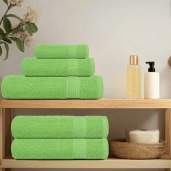 vidaXL Waschtücher FROGN 2 Stk. Apfelgrün 30x30 cm 360 g/m²