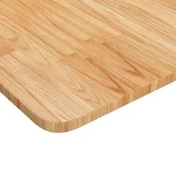 vidaXL Waschtischplatte Hellbraun 80x40x1,5 cm Massivholz Behandelt