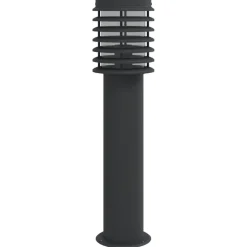 vidaXL Wegeleuchte Schwarz 60 cm Edelstahl