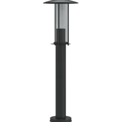 vidaXL Wegeleuchte Schwarz 60 cm Edelstahl