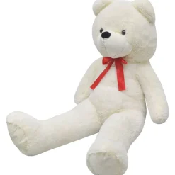 vidaXL Weicher XXL-Plüsch-Teddybär Weiß 85 cm