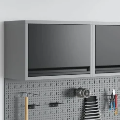 vidaXL Werkzeugschrank mit Speicher Schwarz und Grau 50 x 25 x 35 cm