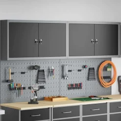 vidaXL Werkzeugschrank-Set 6 pcs Schwarz Pulverbeschichteter Stahl