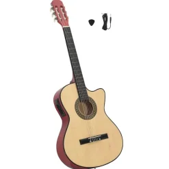 vidaXL Westerngitarre Cutaway mit Equalizer und 6 Saiten