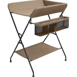 vidaXL Wickeltisch Taupe Eisen