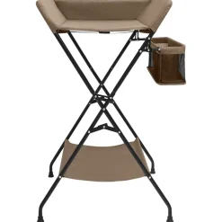 vidaXL Wickeltisch Taupe Eisen
